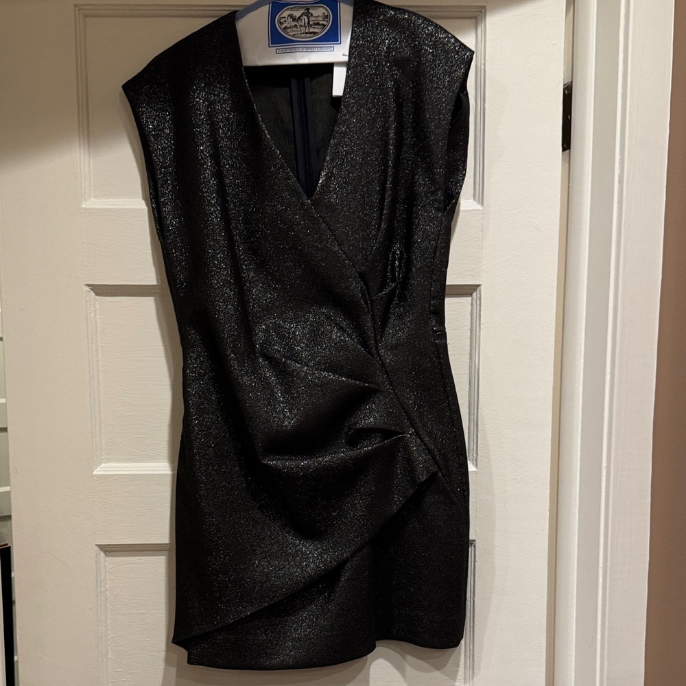 IRO Black Sparkle Mini Dress